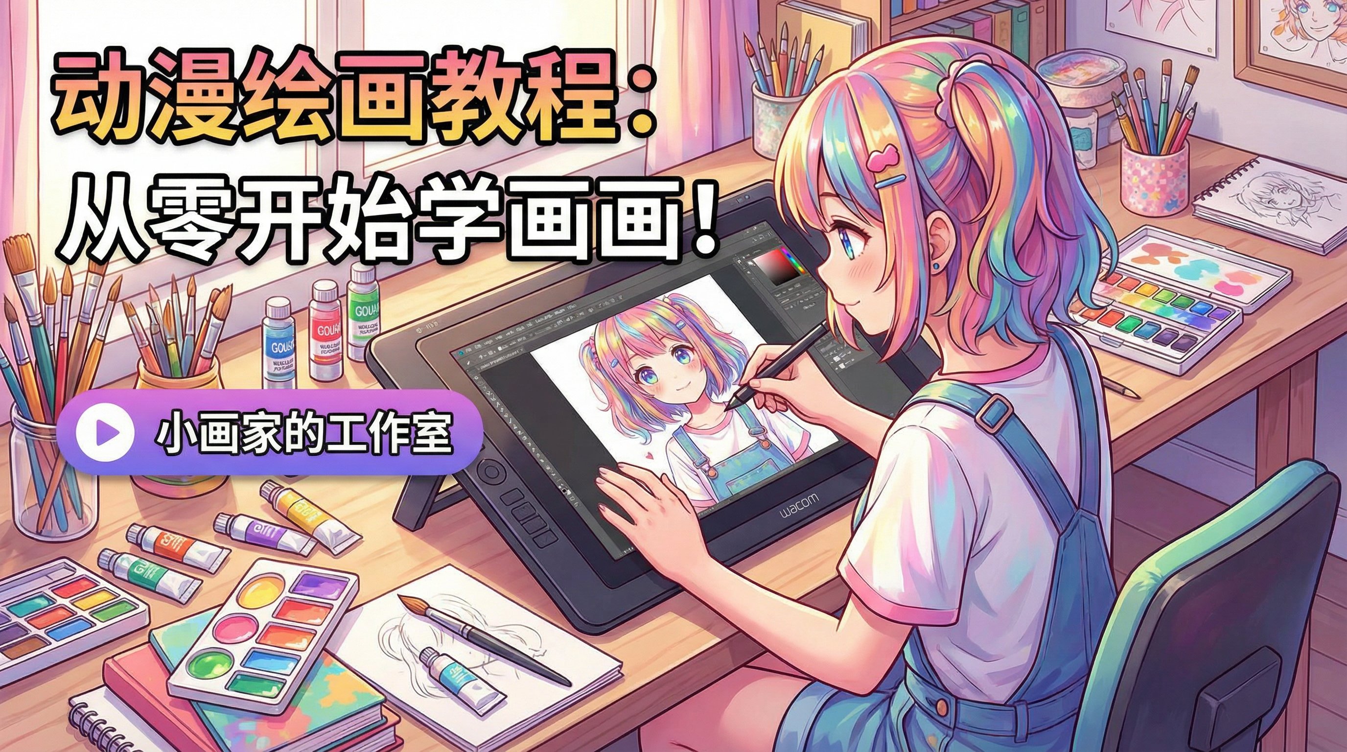 黑料绘画教程视频